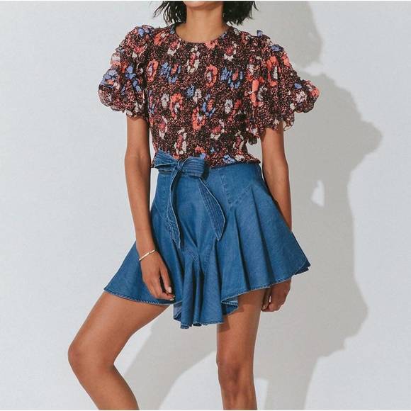 Cleobella - AMBER TIERED MINI SKIRT main image 1
